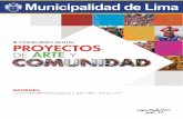 Municipalidad de Limaculturavivacomunitaria.munlima.gob.pe/images/Descargas... · 2018. 2. 2. · 4 III CONCURSO ANUAL DE PROYECTOS DE ARTE Y COMUNIDAD III. OBJETO DEL CONCURSO 3.1.