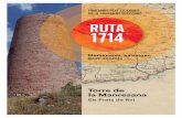 ITINERARIS PELS ESCENARIS DE LA GUERRA DE SUCCESSIÓ RUTA 1714patrimoni.gencat.cat/sites/default/files/imatges-editor/... · 2017. 3. 9. · RUTA 1714 ITINERARIS PELS ESCENARIS DE