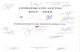  · PREACORD CONVENI CTIU 2015-2018 CONVENI COL,LECTIU 2015 - 2018 TRANSPO TS DE BARCELONA S.A. d. Preacord Conveni Col.lectiu 2015-2018 Pàgina 1 de 13