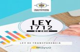 Castellano-Wayuunaiki Ley 1712 de transparencia 1712-2014... · ARTÍCULO 1o. OBJETO. El objeto de la presente ley es regular el derecho de acceso a la información pública, los