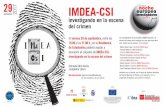 29 201 IMDEA-CSI europea noche octava · septiembre 29 201 IMDEA-CSI investigando en la escena MADRID del crimen organiza colabora financia Este proyecto de La Noche Europea de los
