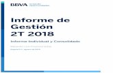 Informe de Gestión 2T 2018 - BBVA Colombia · Informe de Gestión 2T 2018 Informe Individual y Consolidado Relación con Inversionistas Bogotá D.C, Agosto de 2018 . 2 ... Patrimonio