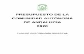 PRESUPUESTO DE LA COMUNIDAD AUTÓNOMA DE ANDALUC˝A … · 2020. 4. 8. · presupuesto de la comunidad autÓnoma de andaluc˝a 2020 2 transferencias corrientes secciÓn cÓdigo aplicaciÓn