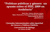 “Políticas públicas y género: unticas... · Las mayores diferencias: el Principado de Asturias (38,6%) y en Aragón (32,4%), Mujeres y hombres en España 2009-una dedicación