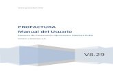 PROFACTURA Manual del Usuario - No-IPgesys.no-ip.info/fact2/instalacion_inicial/fact2... · Manual del Usuario Sistema de Facturación Electrónica PROFACTURA ... (Factura, Factura