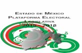 Estado dE México lataforMa ElEctoral lEgislativa 2015 - 2018...Oferta Legislativa por Eje Estratégico.....45 Índice. 7 Presentación El Estado de México es una entidad federativa