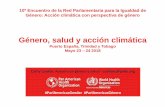 10º Encuentro de la Red Parlamentaria para la Igualdad de ...parlamericas.org/uploads/documents/May24_PAHO... · Plan de acción de la OPS para la Reducción del Riesgo de Desastres