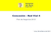 Concesión - Red Vial 4 - Ositran€¦ · -Consolidar Servicios de Calidad para los Usuarios de la Red Vial N°4.-Mejorar la Seguridad Vial de la Red Vial N°4. De los encargos del