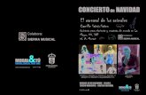 CONCIERTO de NAVIDAD - Sierra Musical · 2019. 12. 17. · CONCIERTO de NAVIDAD. W.A. MOZART (1756-1791) Quinteto para clarinete y cuarteto de cuerdas en La Mayor, K581 - Allegro