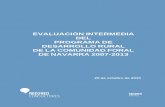  · Informe de Evaluación Intermedia del Programa de Desarrollo Rural de Navarra 2007- 2013 2 Índice de Contenido 1. RESUMEN