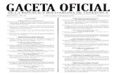 GACETA OFICIAL Nº 41.221 del 24 de Agosto de 2017 · Gaceta Oficial de la República Bolivariana de Venezuela N° 41.082 de fecha 25 de enero de 2017, reimpreso en la Gaceta Oficial