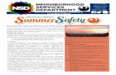 Recordatorios Sobre la Ordenanza de Enfriamiento · Este verano pasado, los inspectores del NSD trataron infracciones de la ordenanza de enfriamiento en aproximadamente 30 complejos