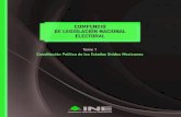 Compendio de Legislación Nacional Electoral Instituto Nacional … · 2018. 6. 26. · Compendio de Legislación Nacional Electoral Tomo I Primera impresión: septiembre de 2017