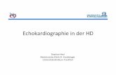 Echokardiographie in der HD...1 Moller et al. Left atrial volume: a powerful predictor of survival after acute myocardial infarction. Circulation 2003;107:2207-12. 2 Modena et al Left