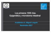 Sociedad Argentina de Pediatría - Los primeros 1000 días. Ei … · 2017. 11. 23. · El Genoma propone y el ambiente disponeEl Genoma propone y el ambiente dispone. • Ambioma