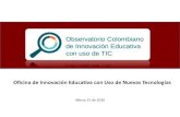 Presentación de PowerPoint · TIC 2009- 2011 - 2015 TPACK 1986 - 2009 Indicadores TIC en educación 2011 Competencias TIC ...