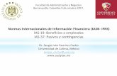 Normas Internacionales de Información Financiera (IASB- IFRS) … · 2017. 10. 9. · 7 de 28 Normavo NIC- IAS Interpretación 2004 NIC - IAS “Revisadas” 1 - 41 An;guas NIIF