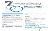 Programa 7Jornadas de Empleo A-5 - Emprende Alcobendasemprendealcobendas.org/red/wp-content/uploads/2018/05/2018_05_… · “El Networking como herramienta de venta para emprendedores”.
