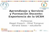 Aprendizaje y Servicio y Formación Docente: Experiencia de ... · Chile (2014): •Perú 31,7% •Argentina 15% •Colombia 13,8% •Bolivia 7,4% •Ecuador 4,8% •Otros países