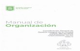 Manual de Organización - Guadalajara · 4.El manual contiene un cuadro de control ubicado en la portada del manual con las siguientes especificaciones: Fecha de elaboración: Mes