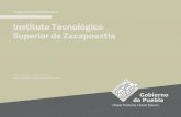 Instituto Tecnológico Superior de Zacapoaxtla€¦ · Objetivo 1. Fortalecer la formación integral de las y los estudiantes del Instituto Tecnológico Superior de Zacapoaxtla. 1