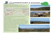 ARMENTEIRA-A ESCUSA - Adela Leiro · doutra abas do monte Castrove que delimita, e domina, a comarca do Salnés, para gozar das súas panorámicas. Tamén unha ruta de enlace entre
