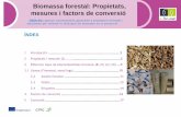 Biomassa forestal: Propietats, mesures i factors de conversióeforown.ctfc.cat/pdf/_4402_44f_Propiedades_Medidas...3 Diferents tipus de biocombustibles forestals (8) (9) (4) (10) La