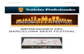 IMPRESIONES DEL BARCELONA BEER FESTIVAL · 2017. 3. 29. · Noticias Profesionales 29 de marzo de 2017 Asesoramiento del Sommelier. El sommelier de cerveza en la gastronomía. Servicio
