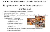 La Tabla Periódica de los Elementos. Propiedades períodicas … · 2016. 10. 28. · Tabla Periódica y configuraciones electrónicas. Carga nuclear efectiva. Se define la carga