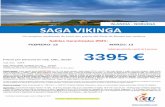ISLANDIA - NORUEGA SAGA VIKINGA€¦ · Islandia; el área geotérmica de Geysir, la cascada Gullfoss y el Parque Nacional Þingvellir Patrimonio de la UNESCO, así como aprender