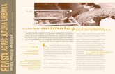 Revista AGRICULTURA URBANA - actaf.co.cu · Revista Agricultura Urbana, la cual contiene artículos y contribuciones resu-midas sobre casos particulares que van más allá de la observación