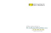 Boletín Estadístico 2008 · Boletín Estadístico 2008 7 Generalidades Universidadde la. MISIÓN “La Universidad de los Andes, por ser una institución autónoma e indepen-diente,