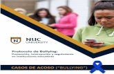 Protocolo de Prevención, Intervención y Seguimiento de ...El “Bullying” en Puerto Rico: De acuerdo a “Descriptive Study” realizado por la firma” Parenting Resource”,