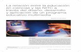 La relación entre la educación en ciencias y las NITC a ...red.uao.edu.co/bitstream/10614/173/1/T0003428.pdf · 1 Magíster en Educación Énfasis en la Enseñanza de las Ciencias