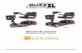Manual de usuario - Golden · GB117 GB147 Manual de usuario. Buzzaround XL™ Series . Golden Technologies - 401 Bridge Street - Old Forge, PA 18518 - Tel: 800-624-6374 - Fax: 800-628-5165