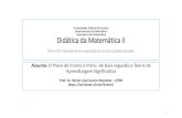 Universidade Federal de Roraima Departamento de Matemática ... · Departamento de Matemática Licenciatura em Matemática Didática da Matemática II Tema nº2: Planejamento e avaliação