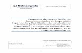 Propuesta de Cargos Tarifarios Complementarios de Inspección, … · 2016. 3. 29. · Habilitación de instalaciones internas para consumidores mayores a 300m3/mes y cargos por reconexión