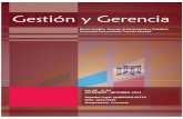 Gestión y Gerencia · 2016. 1. 19. · Gestión y Gerencia Revista Científica -Decanato de Administración y Contaduría Universidad Centroccidental “Lisandro Alvarado” Vol.