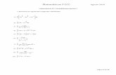 Matemáticas 3 LCC · Matemáticas 3 LCC Agosto 2016 Página 6 de 14 Laboratorio # 6 Funciones Inversas I. Determina si la función dada tiene inversa. Si la función tiene inversa