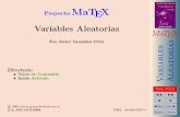 Proyecto MaTEX - Sitio Web Rectorado · Secci´on 1: Variable Aleatoria Discreta 3 1. Variable Aleatoria Discreta Deﬁnicion 1.1 Una variable aleatoria discreta X es una funci´on