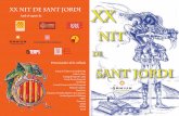 XX NIT DE SANT JORDI XXvallespir.cat/anterior/PDF/St-Jordi_2009.pdf · XX NIT DE SANT JORDI Amb el suport de Generalitat de Catalunya /RANGE # - * . .OIR # - * . ÒMNIUM LLENGUA CULTURA