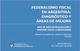 FEDERALISMO FISCAL EN ARGENTINA: DIAGNÓSTICO Y ÁREAS …€¦ · FEDERALISMO FISCAL Un poco de historia 3 Ley 20.221 1973 – 1984 Distribución del 48,5% entre Provincias por Brecha