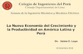 Consejo Departamental de Lima - csd-institute.org Nueva Economia y Productividad e… · • P.R.: Bueno, el análisis correcto es saber, al final, lo siguiente: ¿el tal monopolio,