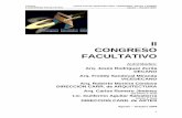 II CONGRESO FACULTATIVO - UMSA · u.m.s.a. facultad de arquitectura, urbanismo, artes y diseÑo