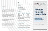 Presentació Secretaria tècnica Ventilació mecànica en anestèsia...Taller Nº4 Ventilació mecànica a reanimació 1 Presentació de casos clínics Taller Nº5 Ventilació no invasiva.