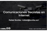 Comunicaciones Secretas en Internetxinergie.social/wp-content/uploads/2018/09/05... · Chat: OTR, Signal, XMPP/OMEMO, Wired, Matrix (OLM), Ricochet, Briar Voip: ZRTP. Anonimato +