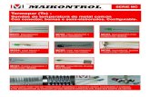 Termopares Serie MC - Maikontrol - HT-MC 28… · Rabillos Rb (mm) Especificaciones mecánicas AISI 316 / Inconel 600 0,5 ... 8 a partir de 30 mm 10 - 15 - 20 Sonda de temperatura.