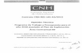 Comisión Nacional - gob.mx€¦ · Contrato CNH-R01-l01-A2/2015 Opinión Técnica Programa de Trabajo y Presupuesto para el año 2018 asociado al Plan de Exploración Área Contractual