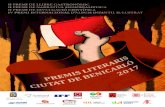 ases - Premis Literaris Ciutat de Benicarló · 2017. 6. 27. · 2. Podran optar al Premi de Narrativa Memori - alística Ciutat de Benicarló autors de qualsevol nacionalitat amb