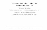 Constitución de la Provincia de San Luis - UNQbiblioteca.municipios.unq.edu.ar/modules/mislibros/archivos/san_lui… · Evitar la desaparición forzada de personas es deber indelegable